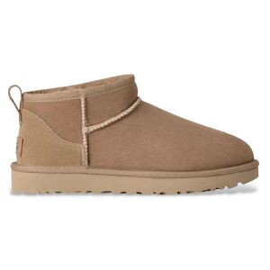 UGGvoor vrouwen. 1116109 Leren enkellaarsjes W Classic Ultra Mini zand (40), Leer, Bruin, Plat, 1 tot 3 cm, Geen, Casual UGGvoor vrouwen. 1116109 Leren enkellaarsjes W Classic Ultra Mini zand (40), Leer, Bruin, Plat, 1 tot 3 cm, Geen, Casual