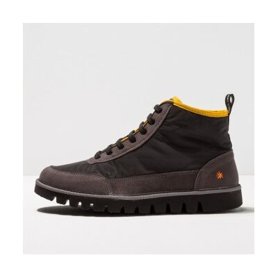 Artvoor mannen. 115851101003_001 Enkellaarsjes 1585 Ontario bruin (39), Leer, Zwart, Plat, Nubuck, Veters, Casual Artvoor mannen. 115851101003_001 Enkellaarsjes 1585 Ontario bruin (39), Leer, Zwart, Plat, Nubuck, Veters, Casual