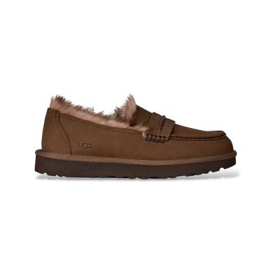 UGGvoor vrouwen. 1183310 Mocassins van Leer Ellis Nubuck Loafer bruin (40), Plat, Geen, Casual UGGvoor vrouwen. 1183310 Mocassins van Leer Ellis Nubuck Loafer bruin (40), Plat, Geen, Casual
