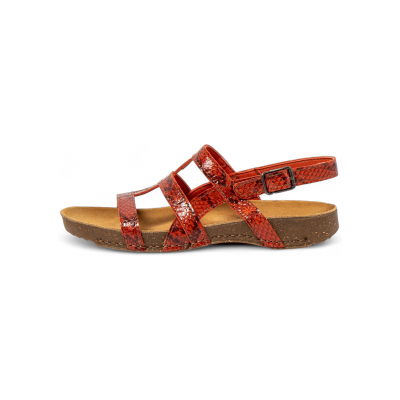 Artvoor vrouwen. 11138S188003_006 1138S Sandalen van ademend oranje leer (38), Plat, Gesp, Casual Artvoor vrouwen. 11138S188003_006 1138S Sandalen van ademend oranje leer (38), Plat, Gesp, Casual