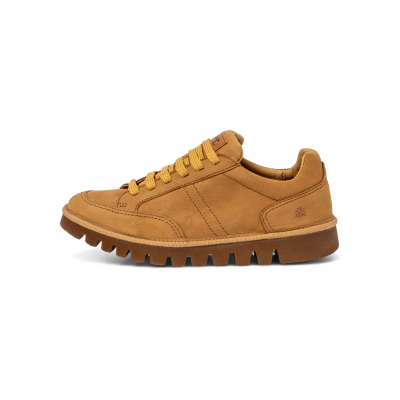Artunisex. 1159511ZM003_024 Leren sneakers 1595 Ontario geel (36), Leer, Plat, Veters, Casual, Mosterd Artunisex. 1159511ZM003_024 Leren sneakers 1595 Ontario geel (36), Leer, Plat, Veters, Casual, Mosterd