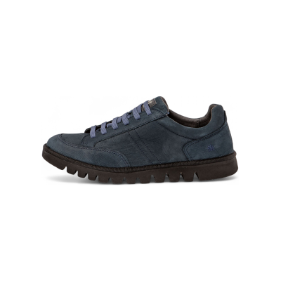 Artunisex. 115951166003_0B0 Leren sneakers 1595 Ontario marine (37), Leer, Plat, Veters, Casual, Marineblauw Artunisex. 115951166003_0B0 Leren sneakers 1595 Ontario marine (37), Leer, Plat, Veters, Casual, Marineblauw