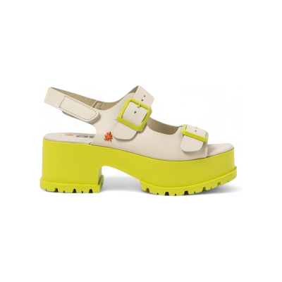 Artvoor vrouwen. 1182112VP003_020 1821 Leren sandalen Manchester beige (42), Leer, 5 tot 8 cm, Klittenband, Casual Artvoor vrouwen. 1182112VP003_020 1821 Leren sandalen Manchester beige (42), Leer, 5 tot 8 cm, Klittenband, Casual