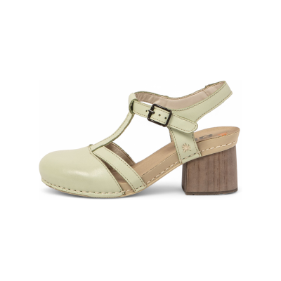 Artvoor vrouwen. 1187412IC003_0G3 1874 I Wish limoengroene leren sandalen (41), Leer, 5 tot 8 cm, Gesp, Casual Artvoor vrouwen. 1187412IC003_0G3 1874 I Wish limoengroene leren sandalen (41), Leer, 5 tot 8 cm, Gesp, Casual