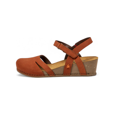 Artvoor vrouwen. 1193131MH003_006 Leren sandalen 1931 I Live oranje (41), Leer, 5 tot 8 cm, Klittenband, Casual Artvoor vrouwen. 1193131MH003_006 Leren sandalen 1931 I Live oranje (41), Leer, 5 tot 8 cm, Klittenband, Casual