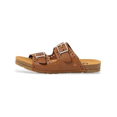 Artvoor vrouwen. 101271123003_023 Bruine Roma 0127 leren sandalen (37), Leer, Plat, Gesp, Casual Artvoor vrouwen. 101271123003_023 Bruine Roma 0127 leren sandalen (37), Leer, Plat, Gesp, Casual