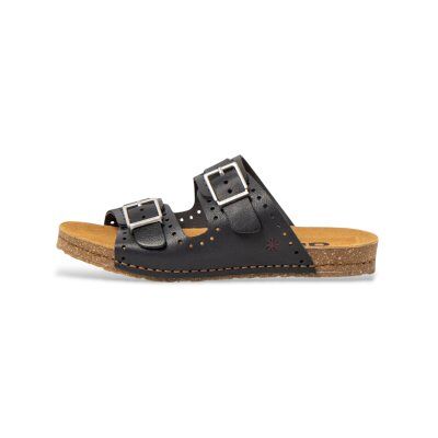 Artvoor vrouwen. 101271101003_001 Leren sandalen 0127 Kreta zwart (38), Leer, Plat, Geen, Casual Artvoor vrouwen. 101271101003_001 Leren sandalen 0127 Kreta zwart (38), Leer, Plat, Geen, Casual