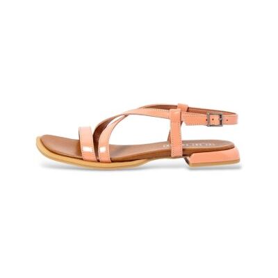 Artvoor vrouwen. 1200111AX003_ESP Leren sandalen 2001 Bergamo oranje (39), Leer, Plat, 1 tot 3 cm, Gesp, Casual Artvoor vrouwen. 1200111AX003_ESP Leren sandalen 2001 Bergamo oranje (39), Leer, Plat, 1 tot 3 cm, Gesp, Casual