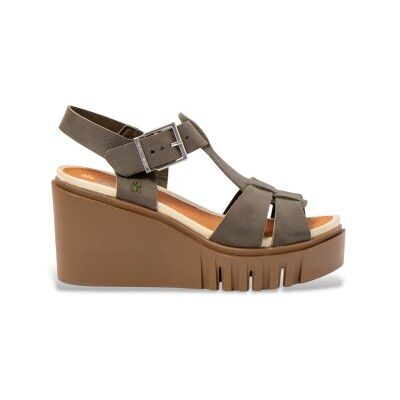 Artvoor vrouwen. 120841122003_0G3 Leren sandalen 2084 Catania groen (37), Leer, 8 tot 10 cm, Gesp, Casual Artvoor vrouwen. 120841122003_0G3 Leren sandalen 2084 Catania groen (37), Leer, 8 tot 10 cm, Gesp, Casual