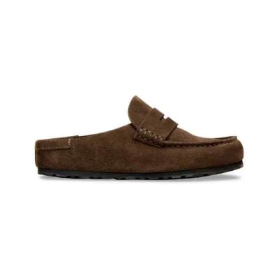 Birkenstockvoor vrouwen. 1031701 Leren Naples Wrapped mocassins (smalle pasvorm) bruin (43), Plat, Geen, Casual Birkenstockvoor vrouwen. 1031701 Leren Naples Wrapped mocassins (smalle pasvorm) bruin (43), Plat, Geen, Casual