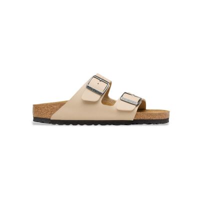 Birkenstockvoor vrouwen. 1031501 Sandalen Arizona (Smalle Pasvorm) zandbeige (40), Plat, Geen, Casual Birkenstockvoor vrouwen. 1031501 Sandalen Arizona (Smalle Pasvorm) zandbeige (40), Plat, Geen, Casual