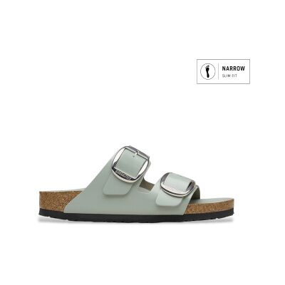 Birkenstockvoor vrouwen. 1031882 Leren sandalen Arizona Big Buckle (Smalle pasvorm) groen (37), Leer, Plat, Geen, Casual Birkenstockvoor vrouwen. 1031882 Leren sandalen Arizona Big Buckle (Smalle pasvorm) groen (37), Leer, Plat, Geen, Casual