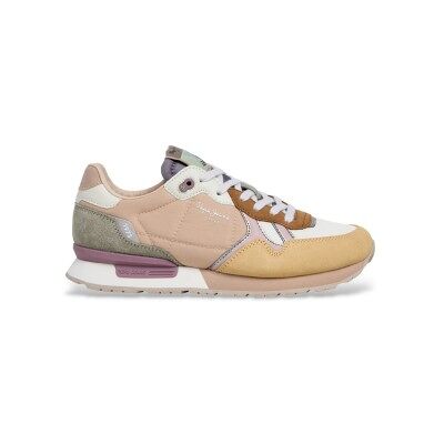 Pepe Jeansvoor vrouwen. PLS400021 Brit Terug beige pantoffels (37), Plat, Veters, Casual Pepe Jeansvoor vrouwen. PLS400021 Brit Terug beige pantoffels (37), Plat, Veters, Casual