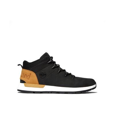 Timberlandvoor mannen. TB0A24AB0151 Sprint Trekker Leren Enkellaarsjes zwart (45), Leer, Plat, Veters, Casual, Sportief, Buiten Timberlandvoor mannen. TB0A24AB0151 Sprint Trekker Leren Enkellaarsjes zwart (45), Leer, Plat, Veters, Casual, Sportief, Buiten