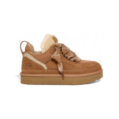 UGGvoor vrouwen. 1144032 Lowmel Leren Sneakers bruin (39), Leer, Plat, 1 tot 3 cm, Veters, Casual UGGvoor vrouwen. 1144032 Lowmel Leren Sneakers bruin (39), Leer, Plat, 1 tot 3 cm, Veters, Casual