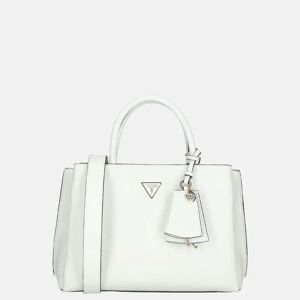Guess Jena Elite luxury satchel handtas white logo