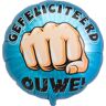 Ballon 'Gefeliciteerd Ouwe'