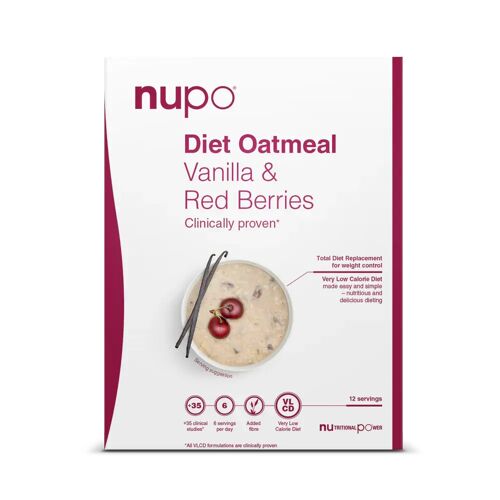 Nupo Dieet Havermout Vanille Rode Bessen 384 g