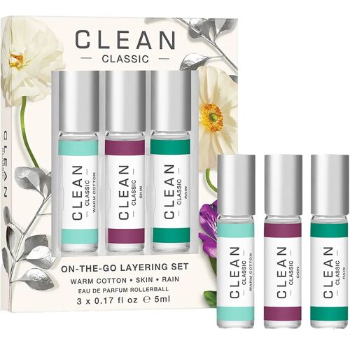 Clean 3-Pack Rollerball Layering Set 3 x 5 ml