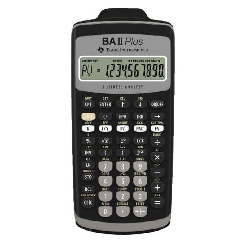 Texas Instruments Rekenmachine ti ba ii plus