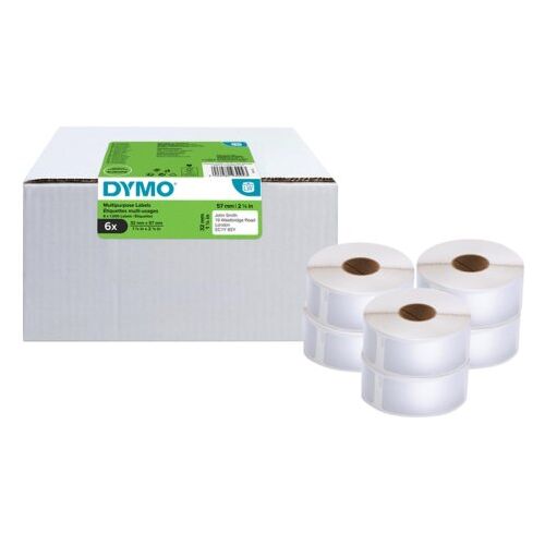 Etiket dymo labelwriter 11354 32mmx57mm universeel Doos