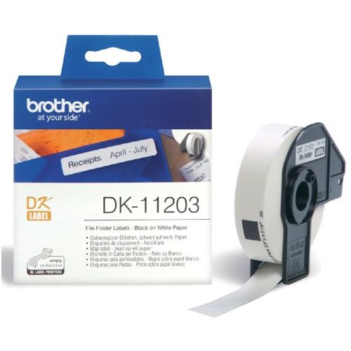 Etiket brother dk-11203 17x87mm archivering 300stuks