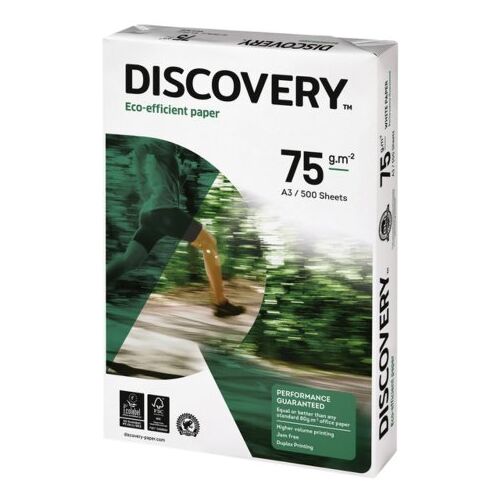 Kopieerpapier discovery a3 75gr wit 500vel