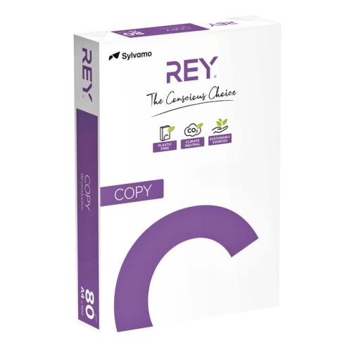 Kopieerpapier rey copy a4 80gr wit 500vel