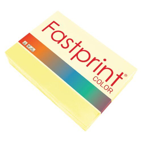 Kopieerpapier fastprint a4 80gr geel 500vel