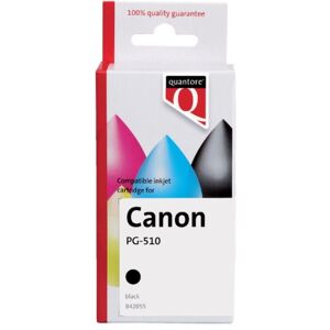 Inktcartridge quantore alternatief tbv canon Pg-510 zwart + chip Inktcartridge quantore alternatief tbv canon Pg-510 zwart + chip