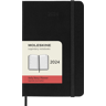 Moleskine agenda 2024, 1 dag per pagina, hardcover, kleur zwart, formaat pocket, 9 x 14 cm.