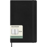 Moleskine agenda 2024, 1 week per 2 pagina's horizontaal, softcover, kleur zwart,