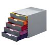Ladenbox durable varicolor 5 laden grijs