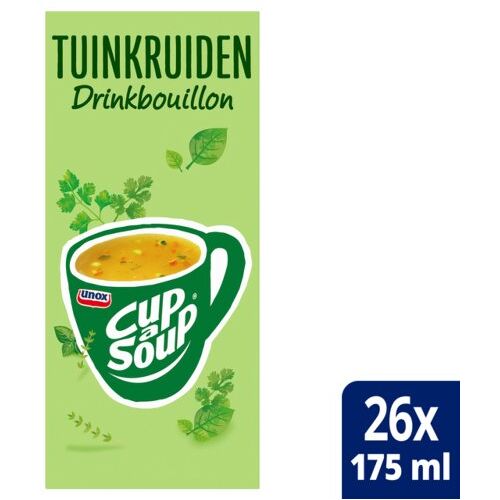 Cup-a-soup unox heldere bouillon tuinkruiden 175ml