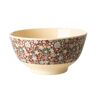 Rice melamine kom medium fall floral print