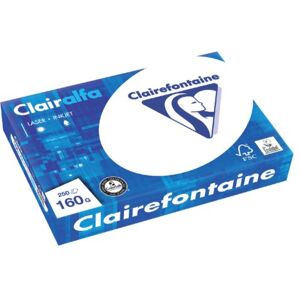 Kopieerpapier clairefontaine clairalfa a4 160gr Wit 250 vel Kopieerpapier clairefontaine clairalfa a4 160gr Wit 250 vel