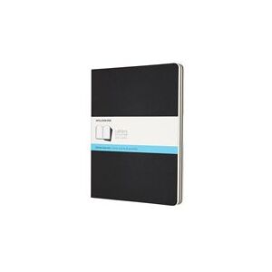 Moleskine cahier journal soft cover xl zwart dotted à 3 stuks Moleskine cahier journal soft cover xl zwart dotted à 3 stuks