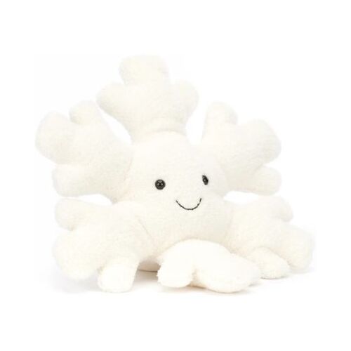 Jellycat kerst knuffel amuseable snowflake, 18 cm