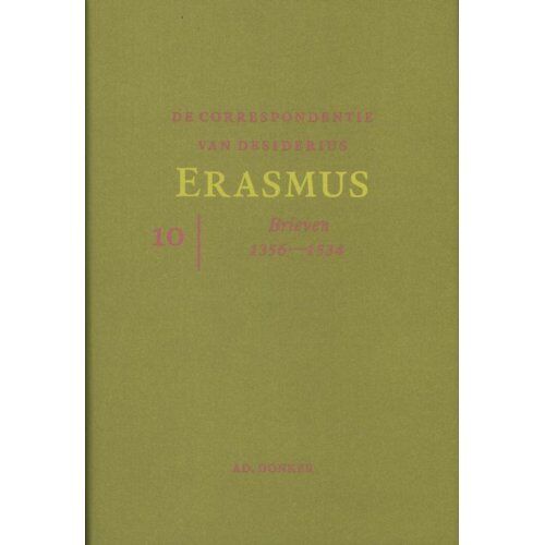 Donker B.V., Uitgeversmaatschapp De Correspondentie Van Desiderius Erasmus / 10