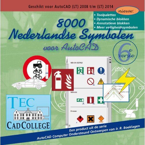 Tec Cad College B.V. 8000 Nederlandse Symbolen Voor Autocad - Ronald Boeklagen