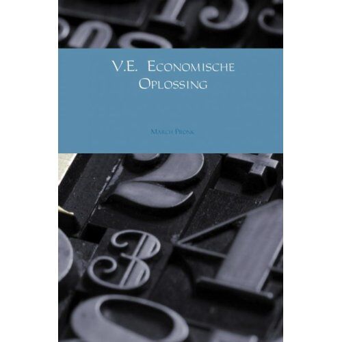 Brave New Books V.E. Economische Oplossing - March Pronk