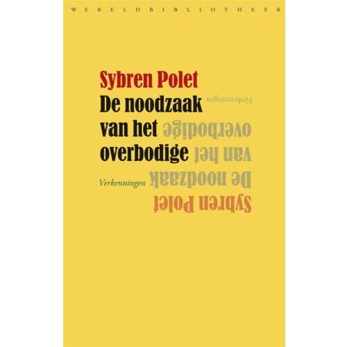 Park Uitgevers De Noodzaak Van Het Overbodige - Sybren Polet