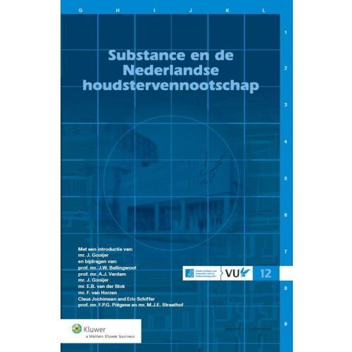 Wolters Kluwer Nederland B.V. Substance En De Nederlandse Houdstervennootschap - J. Gooijer