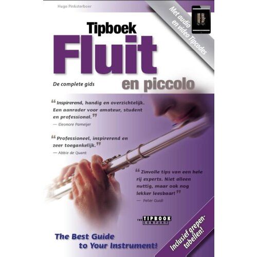 Tipbook Company Bv, The Tipboek Fluit En Piccolo - Tipboek - Hugo Pinksterboer