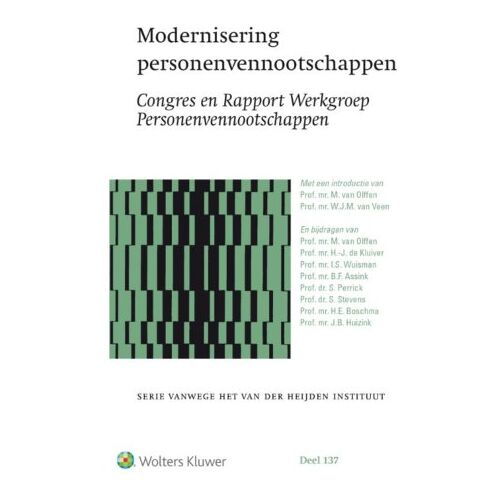 Wolters Kluwer Nederland B.V. Modernisering Personenvennootschappen - M. van Olffen