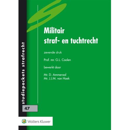 Wolters Kluwer Nederland B.V. Militair Straf- En Tuchtrecht