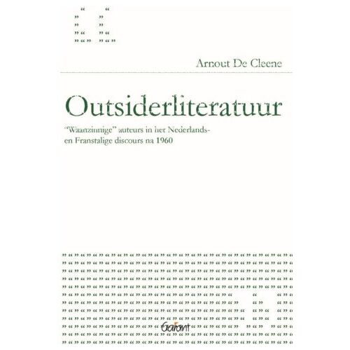 Maklu, Uitgever Outsiderliteratuur - Academisch Literair - Arnout de Cleene