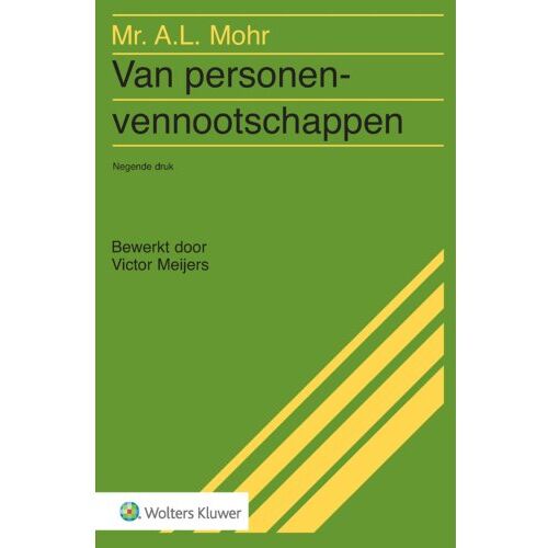 Wolters Kluwer Nederland B.V. Van Personenvennootschappen - A.L. Mohr