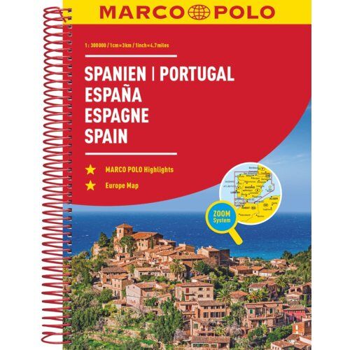 62damrak Marco Polo Wegenatlas Spanje & Portugal - Marco Polo Atlassen