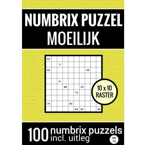 Brave New Books Numbrix Puzzel Moeilijk Voor Ver Gevorderden - Puzzelboek Met 100 Numbrix Puzzels - Nr.15 - Puzzelboeken & Meer